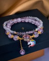 2 Fancy Designer Crystal Combo Bracelets Wholesale Price In Surat
